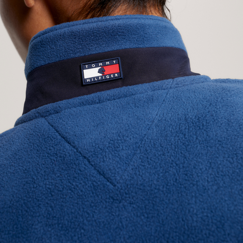 Tommy Hilfiger Women's Thermo Zip Fleece Jacket - Indigo Blue-5